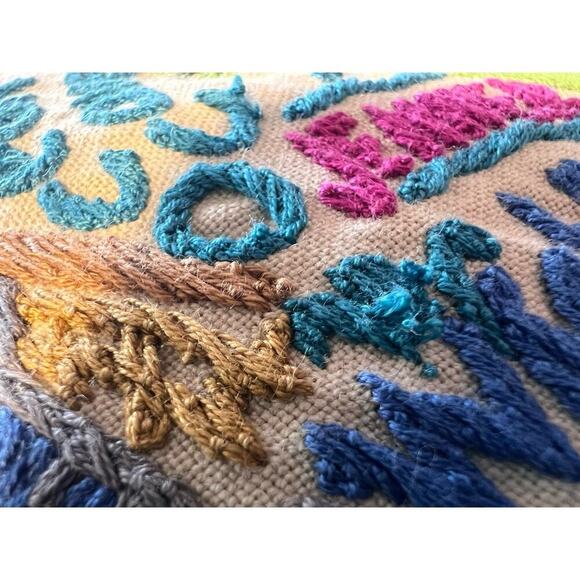 Catstudio Sonoma County Original Hand Embroidered Decorative Pillow 2012 USA 2 - Picture 15 of 16